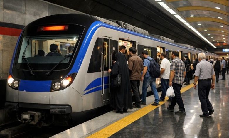 قطار مترو تهران
